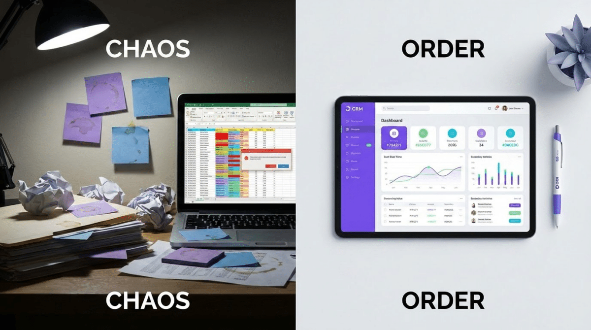 השוואה בין ניהול לקוחות באקסל לבין מערכת CRM לעסק קטן