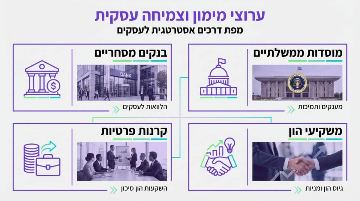 מקורות מימון לעסקים - סקירה מקיפה