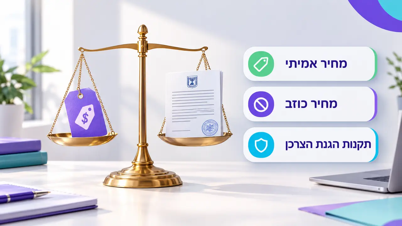 הגבול שבין שכנוע להטעיה בתמחור לפי החוק בישראל